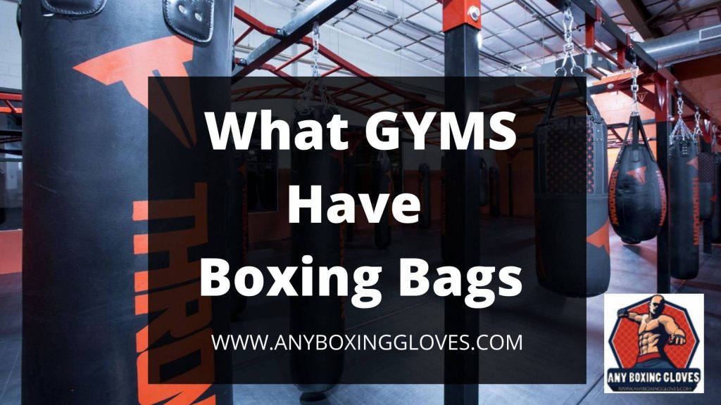 wht gyms have boxing bags